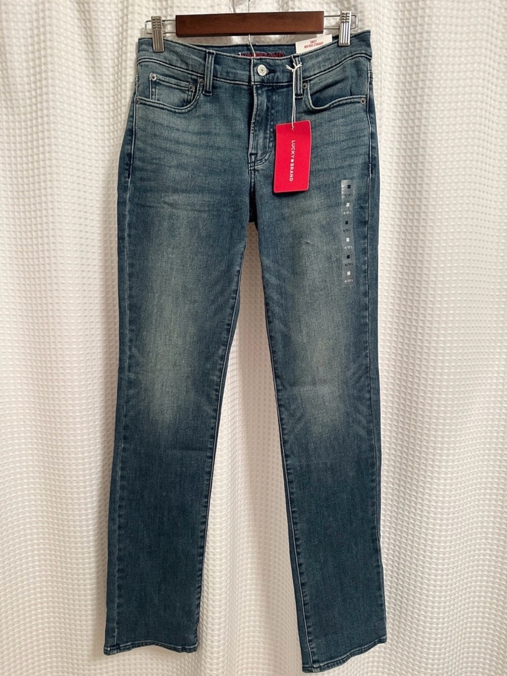 Lucky Brand Women's Straight Leg Jeans - Medium Blue Wash
